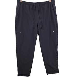 Talbots Womens XL Roll‎ Cuff Straight Leg Pull on Insulated Pants Red Plaid